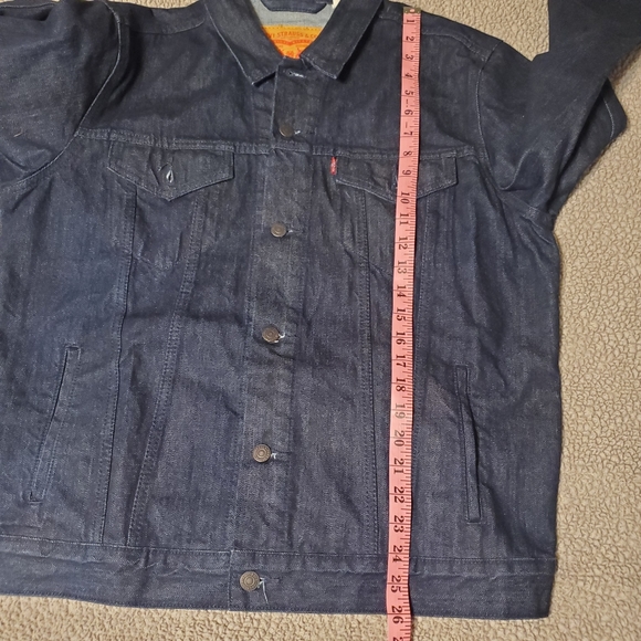 Levi's Dark Blue Denim Jacket, Women Size Large new without tags - Picture 12 of 14